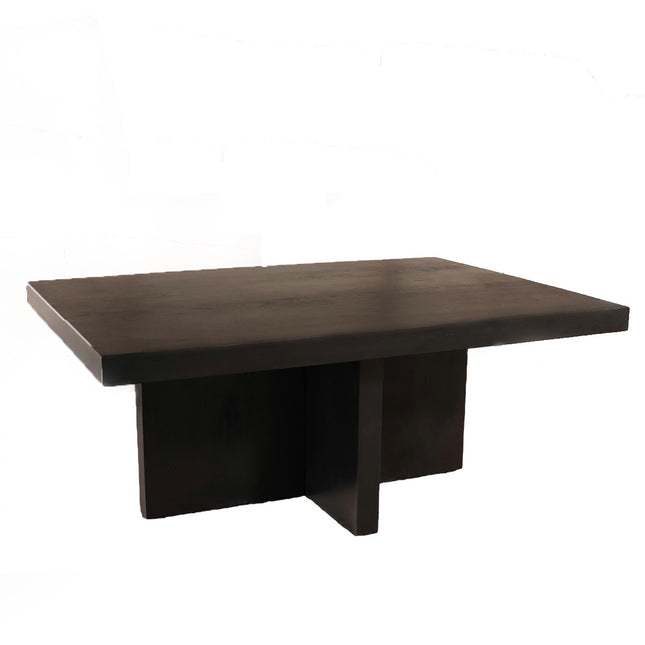 Salontafel 85cm mangohout Tori zwart