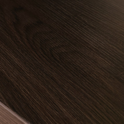 Salontafel ovaal eiken donker walnoot 130cm Denzel