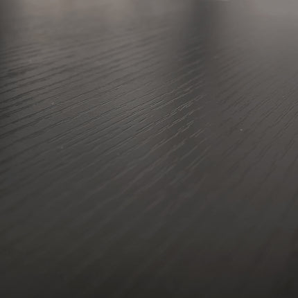 Salontafel ovaal zwart melamine 120cm Denzel