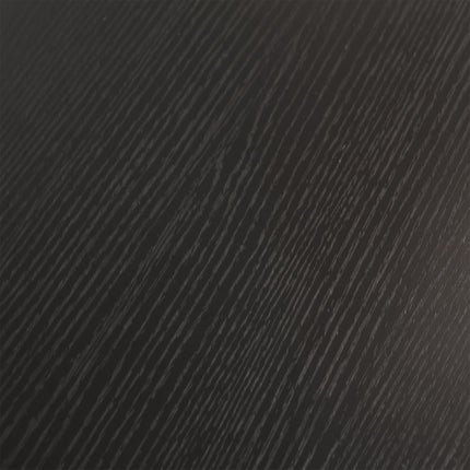 Salontafel Japandi ovaal zwart melamine 120cm Hano