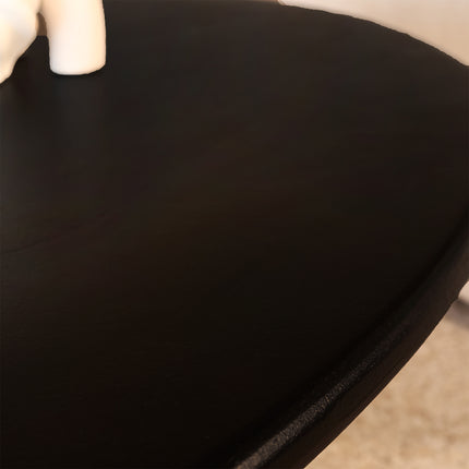 Salontafel ovaal zwart mangohout 120cm Moki