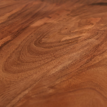 Salontafel deens ovaal mangohout 120cm bruin Livy