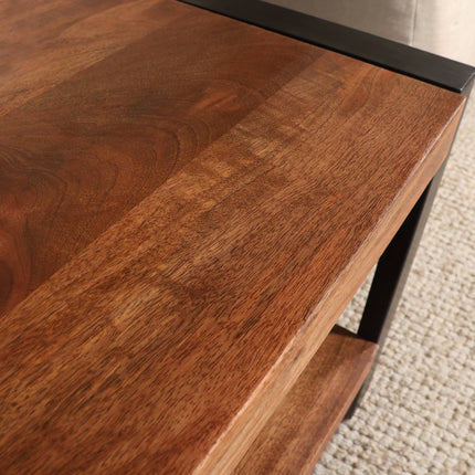 Salontafel rechthoekig bruin mangohout 100cm Lotus
