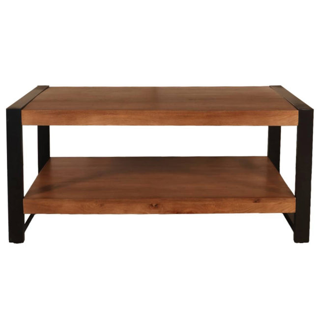 Salontafel rechthoekig walnoot mangohout 100cm Lotus
