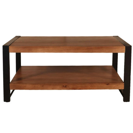 Salontafel rechthoekig walnoot mangohout 100cm Lotus