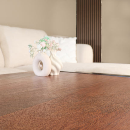 Salontafel rechthoekig bruin mangohout 120cm Lotus
