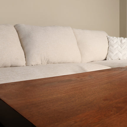 Salontafel rechthoekig bruin mangohout 120cm Lotus