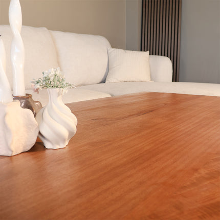 Salontafel x-poot mangohout 130cm bruin Pato