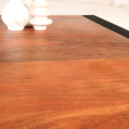 Salontafel vierkant bruin mangohout 90cm Violet
