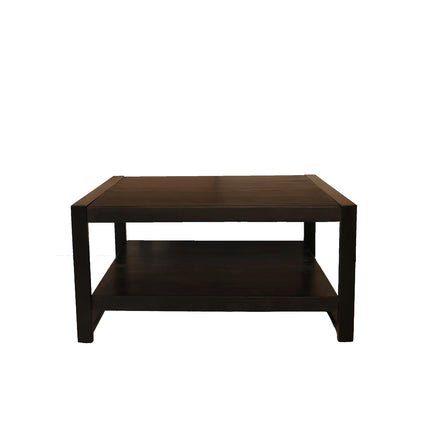 Salontafel vierkant zwart mangohout 90cm Violet
