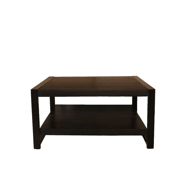 Salontafel vierkant zwart mangohout 90cm Violet