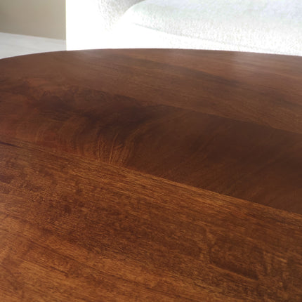 Salontafel ovaal bruin mangohout 130cm Jimmy