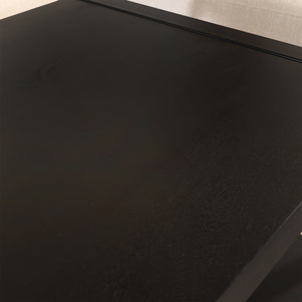 Salontafel rechthoekig zwart mangohout 100cm Lotus