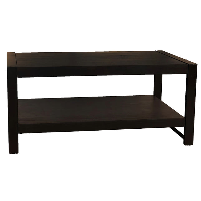 Salontafel rechthoekig zwart mangohout 100cm Lotus