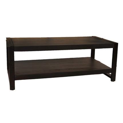 Salontafel rechthoekig zwart mangohout 120cm Lotus