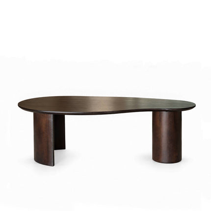 Salontafel Japandi organisch walnoot mangohout 120cm Fjord