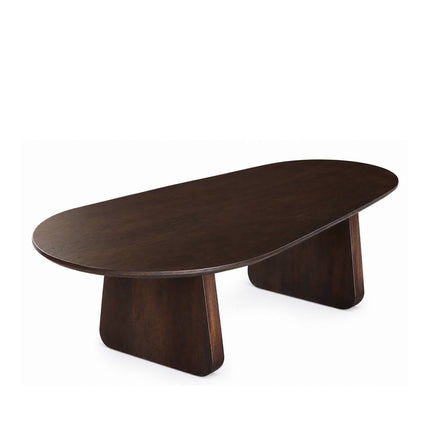 Salontafel Japandi organisch walnoot mangohout 120cm Hino