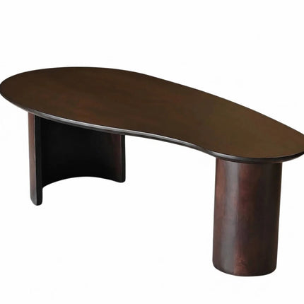 Salontafel Japandi organisch walnoot mangohout 120cm Fjord
