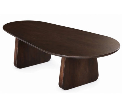Salontafel Japandi organisch walnoot mangohout 120cm Hino