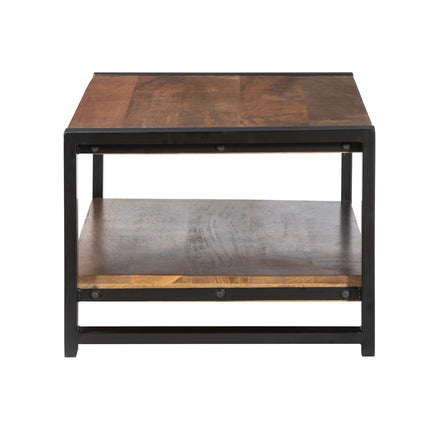 Salontafel rechthoekig bruin mangohout 100cm Lotus