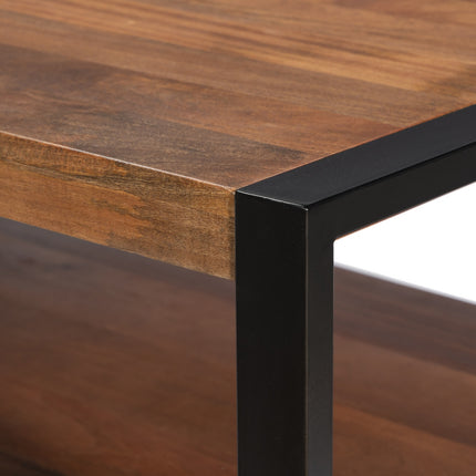Salontafel rechthoekig bruin mangohout 120cm Lotus