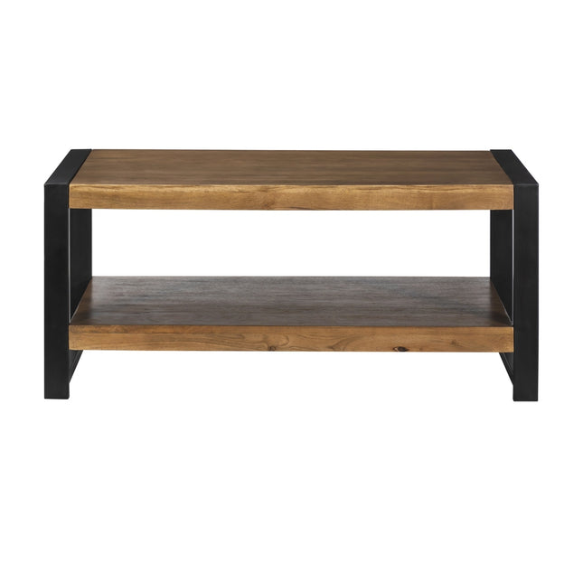 Salontafel rechthoekig walnoot mangohout 100cm Lotus