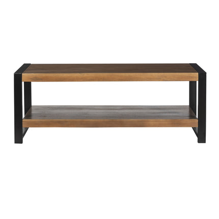 Salontafel rechthoekig walnoot mangohout 120cm Lotus