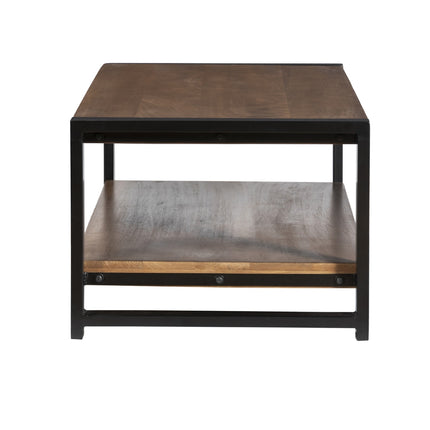 Salontafel rechthoekig walnoot mangohout 120cm Lotus