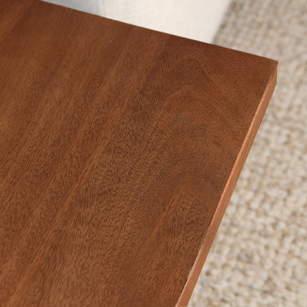 Salontafel x-poot mangohout 130cm walnoot Pato