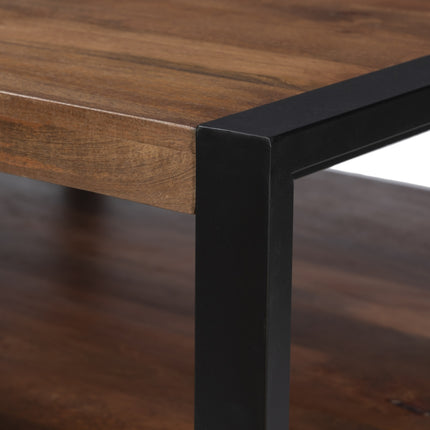 Salontafel vierkant bruin mangohout 90cm Violet