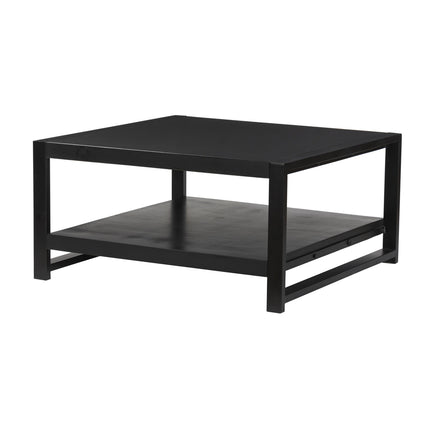 Salontafel vierkant zwart mangohout 90cm Violet