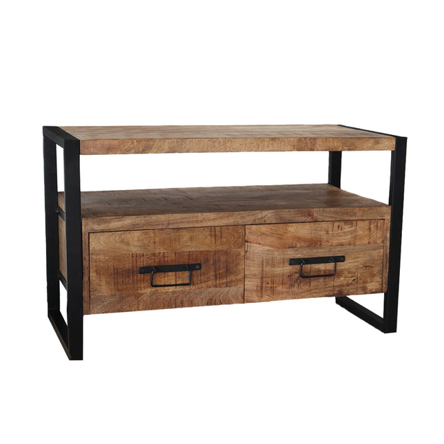 Tv meubel bruin mangohout 100cm Ilse