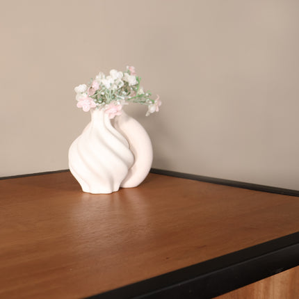 Tv meubel visgraat bruin mangohout 210cm Danae