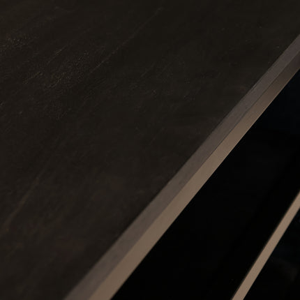 TV meubel zwart mangohout 180cm Liv