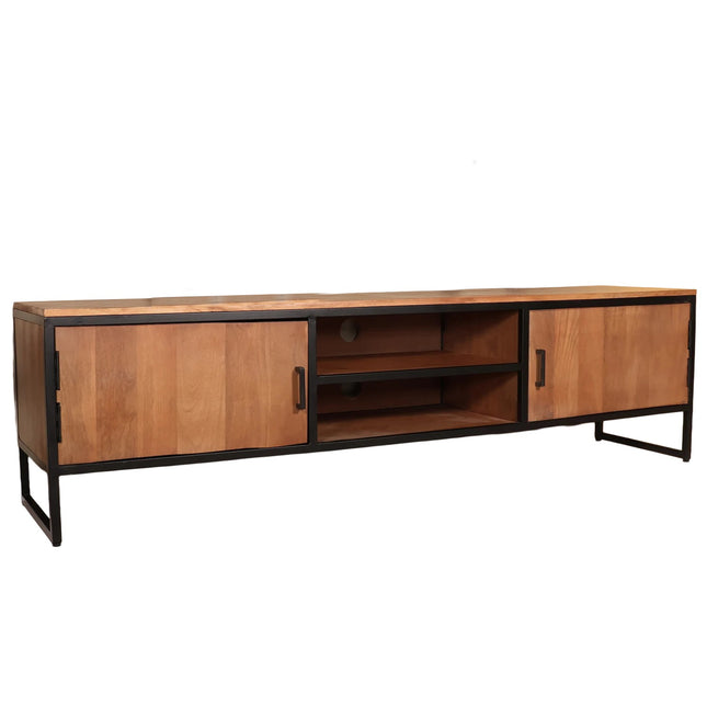 TV meubel bruin mangohout 180cm Liv