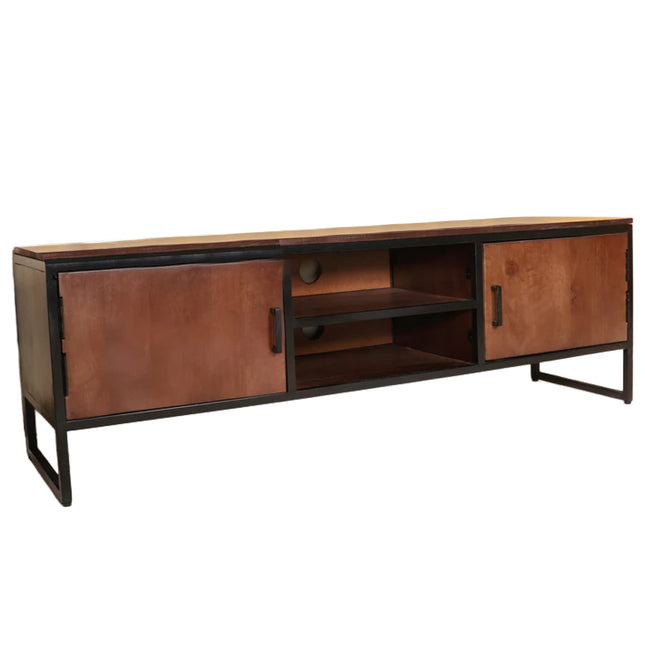 TV meubel walnoot mangohout 150cm Liv