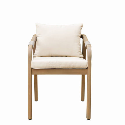 Tuinstoel beige acaciahout Denver