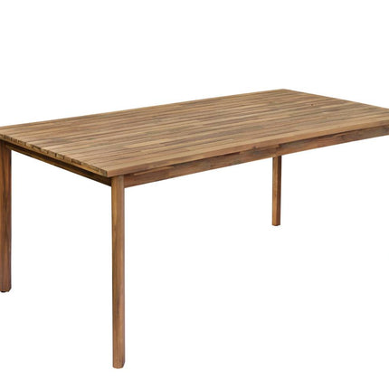 Tuintafel rechthoekig 180cm bruin acaciahout Brooklyn