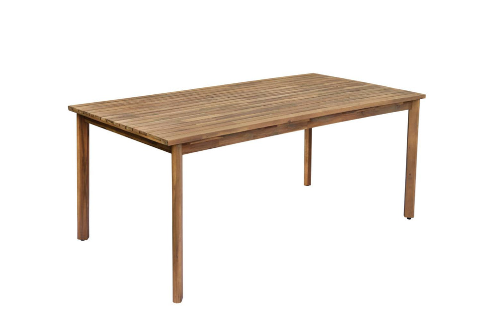 Tuintafel rechthoekig 180cm bruin acaciahout Brooklyn