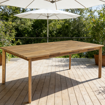 Tuintafel rechthoekig 200cm bruin acaciahout Brooklyn