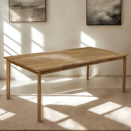 Tuintafel rechthoekig 200cm bruin acaciahout Brooklyn