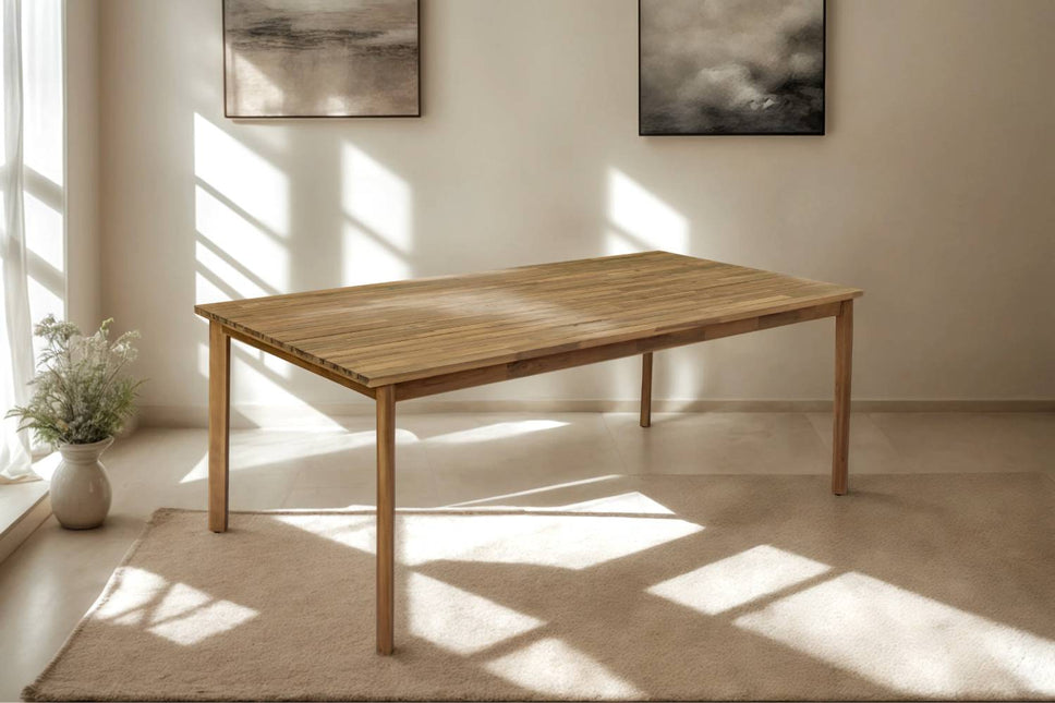 Tuintafel rechthoekig 200cm bruin acaciahout Brooklyn