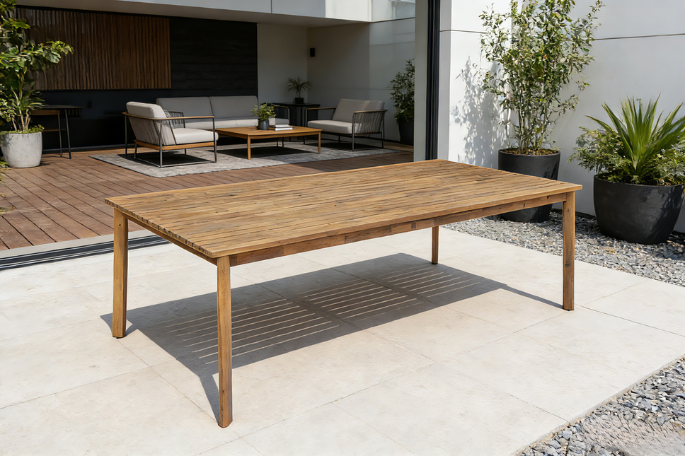 Tuintafel rechthoekig 240cm bruin acaciahout Brooklyn