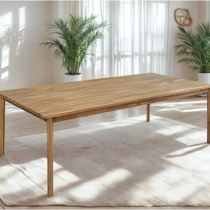 Tuintafel rechthoekig 240cm bruin acaciahout Brooklyn