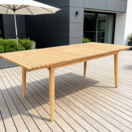 Uitschuifbare tuintafel 160-210cm Elin acaciahout