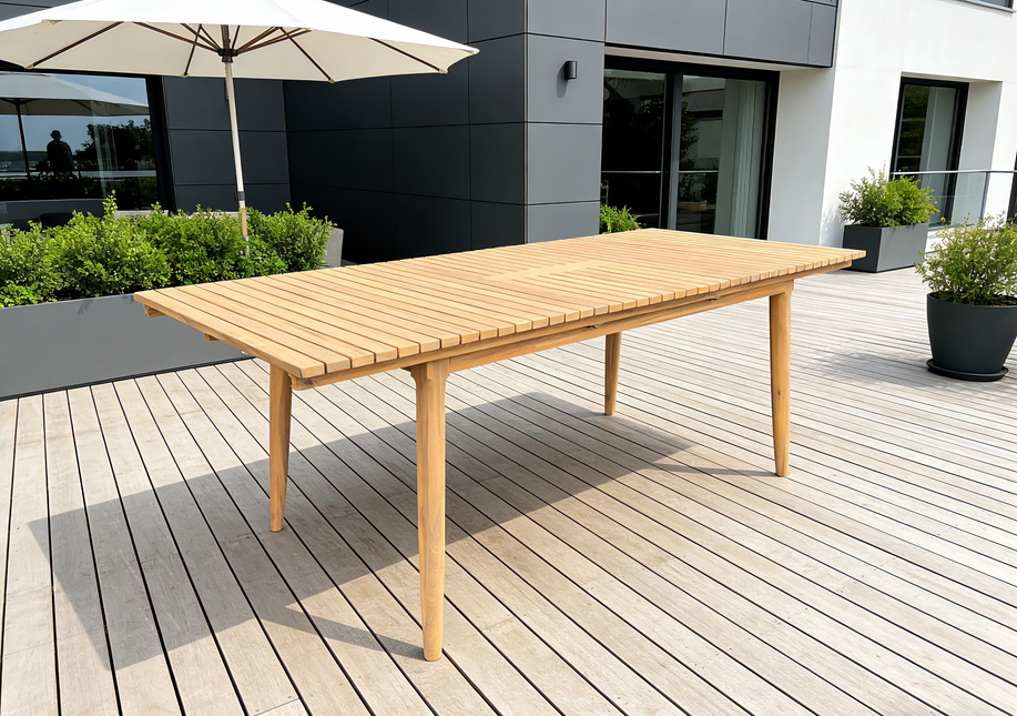Uitschuifbare tuintafel 160-210cm Elin acaciahout