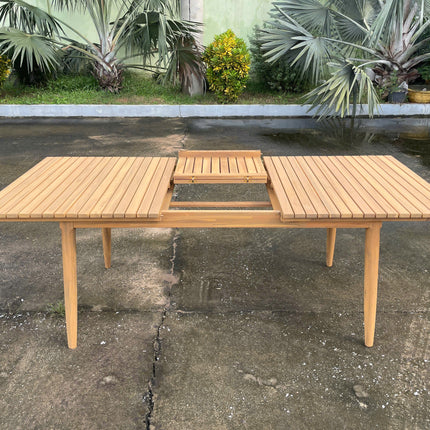 Uitschuifbare tuintafel 160-210cm Elin acaciahout