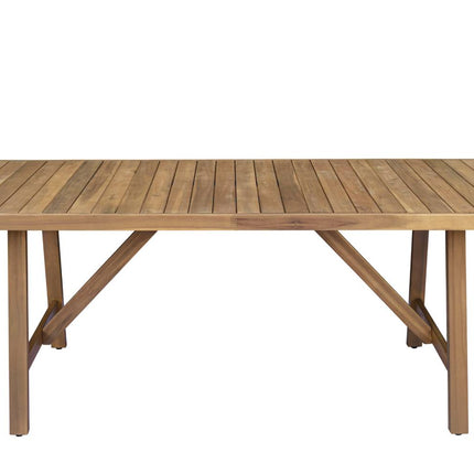 Tuintafel rechthoekig 200cm bruin acaciahout Valencia