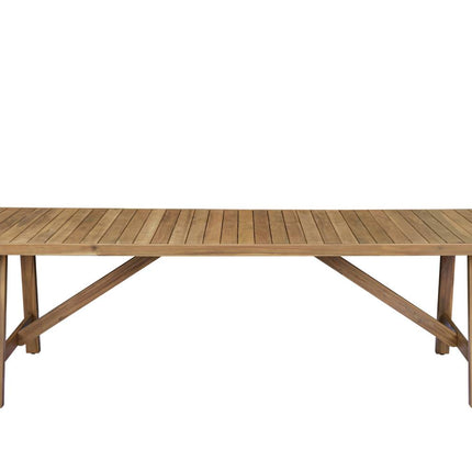 Tuintafel rechthoekig 260cm bruin acaciahout Valencia