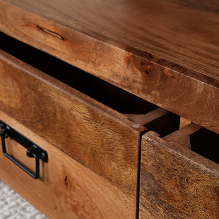 Tv meubel bruin mangohout 100cm Ilse